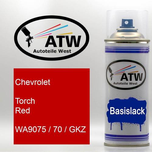 Chevrolet, Torch Red, WA9075 / 70 / GKZ: 400ml Sprühdose, von ATW Autoteile West.